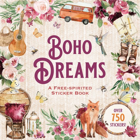 Boho Dreams Sticker Book - (paperback) : Target