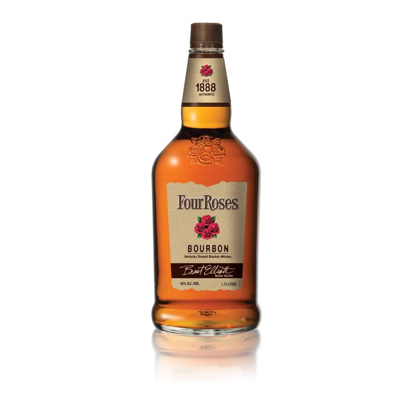 Four Roses Bourbon Whiskey - 1.75L Bottle, 1 of 3
