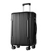 ORRD Luggage 3-Piece Set Hardshell Expandable Spinner TSA Lock, 20/24/28 Inch Black Suitcases for Travel - 2 of 4