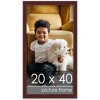 PosterPalooza | Panoramic Minimalist Brown Picture Frame - UV Acrylic, Foam Board Backing, Hanging Hardware - 2 of 4