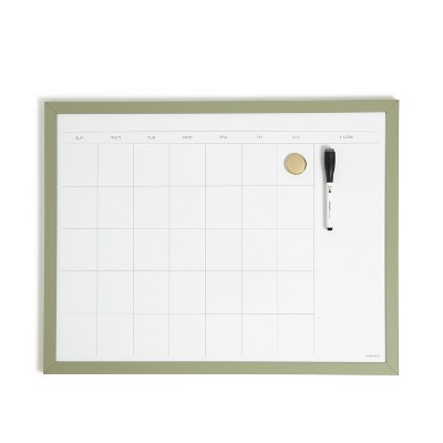 U Brands 17&#34;x22&#34; Modern Wall Organizer Dry Erase Calendar Forest Fog_2