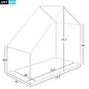 Twin Size Metal House Bed for Toddler Kids Teens Metal Frame Platform Bed with Roof for Bedroom Apartment White - 2 of 4