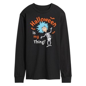 Men's - Dr. Seuss - Halloween Is My Thing Long Sleeve Graphic T-Shirt - 1 of 4