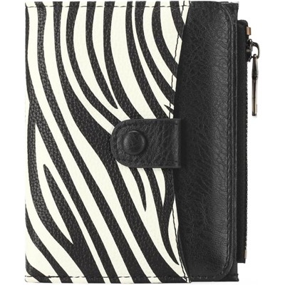 BEAFUP Women’s Small RFID Blocking Vegan Leather Wallet - Compact Lightweight Design for Travel & Daily Use, with Zipper Coin Pocket
