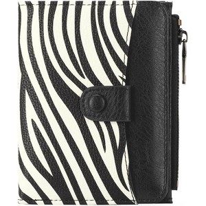 FATMOON Women’s Small RFID Blocking Vegan Leather Wallet - Compact Lightweight Design for Travel & Daily Use, with Zipper Coin Pocket - 1 of 4