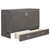 YOOCOZZ Queen Size Murphy Bed with Built-In Charging Station and Large Storage Drawer - 4 of 4