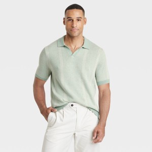 Men's Short Sleeve Johnny Collar Sweater - Goodfellow & Co™ - 1 of 3