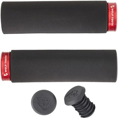 Wolf Tooth Fat Paw Lock-on Grips - Black/red : Target