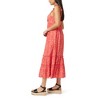 WallFlower Women's Lauren Rayon Challis Babydoll Ruched Front Maxi Dress - 3 of 4