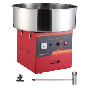VEVOR Electric Cotton Candy Machine, 1000W Candy Floss Maker, Commercial Cotton Candy Machine with Stainless Steel Bowl, Sugar Scoop, and Drawer - 1 of 4