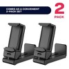 Trending Now 2-Pack Airplane Phone Holder 360° Adjustable Travel Mount for Airplane, Desk & Suitcase Handle - 2 of 4