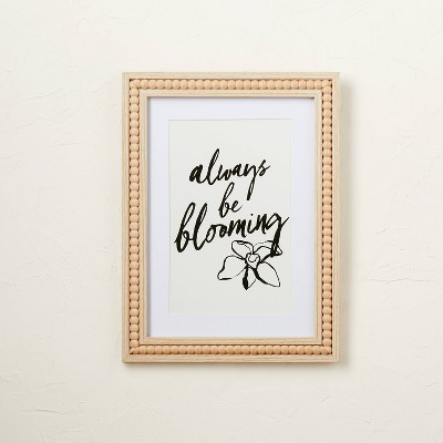 12" x 16" Always Be Blooming Framed Wall Art - Opalhouse™ designed with Jungalow™