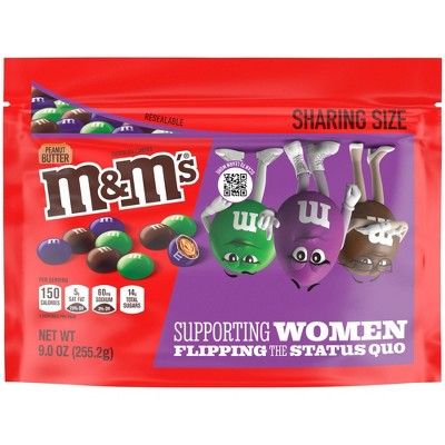 M&M'S Peanut Butter Share Size Stand Up Pouch - 9oz