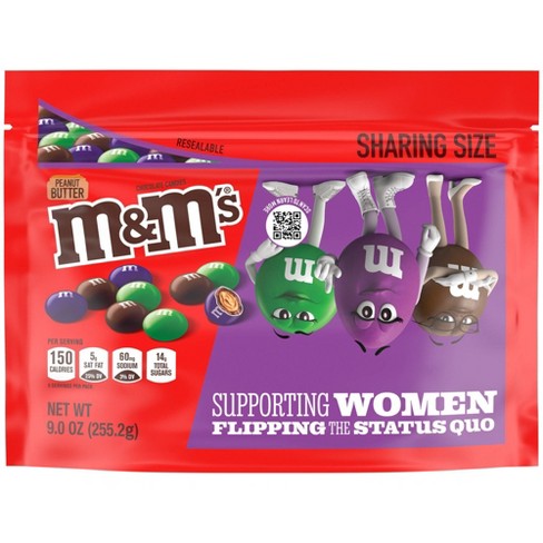 M&M'S Peanut Butter Stand Up Pouch Red White and Blue, 9 oz - Ralphs