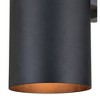 Vaxcel Chiasso 2 - Light Wall Light in  Textured Black - 3 of 4