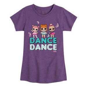 Girls' - LOL Surprise! - Dancing Dolls Dance Fitted Short Sleeve Graphic T-Shirt - 1 of 4