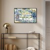 Art Remedy Golden Henri Edmond Cross - Garden at Saint Clair Impresionism Landscape Wall Art, 30" x 20", Black Frame - 2 of 4