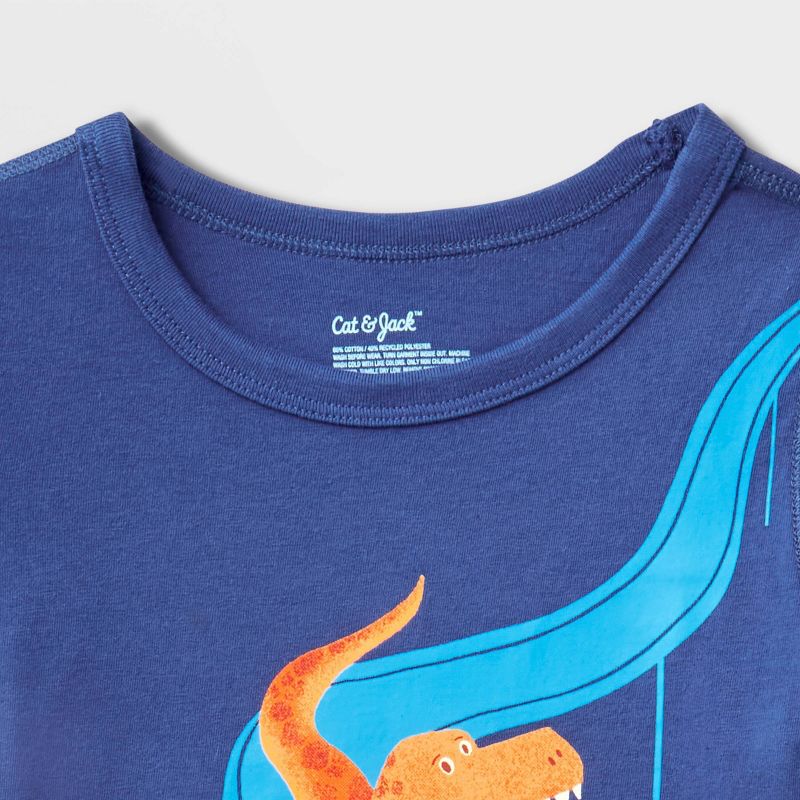 Toddler Girls' Adaptive Printed Short Sleeve T-Shirt - Cat &#38; Jack&#8482;, 4 of 5