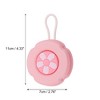 Unique Bargains Hangable Massage Hair Brush 4.33"x2.76"x1.38" Pink 1 Pc - 3 of 4