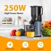 Aeitto Max5 Masticating Juicer, Cold Press Juicer Machines with 5.3" Large Feed Chute,1.7L Large Capacity, 250W Whole Slow Juicer - 3 of 4