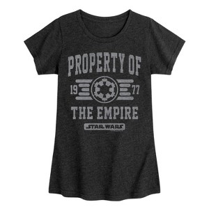 Girls' - Star Wars - Property Of Empire Fitted Short Sleeve Graphic T-Shirt - 1 of 4