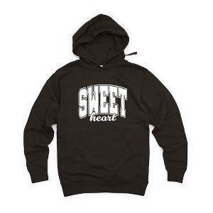 Simply Sage Market Women's Graphic Hoodie Sweetheart Varsity - 1 of 3