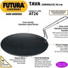 Hawkins Futura Hard Anodized Concave Tava Griddle with Steel Handle: Gas Compatible, Aluminum Surface, Hand Wash - image 2 of 4