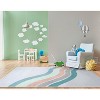 Well Woven Curved Rainbow Pastel Apollo Kids Collection Area Rug - image 3 of 4