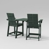 Moore 3pc POLYWOOD Patio Counter Chair Set with Connecting Table - Threshold™ - 2 of 4