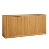 ModernLuxe Wavy Sideboard with Curved Design, Storage Cabinet Versatile TV Stand & Vintage Style Accent Cabinet - 4 of 4