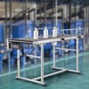 VEVOR Belt Conveyor, 59 x 23.6 inch Conveyor Table, Heavy Duty Stainless Steel Motorized Belt Conveyor, Silver (Double Guardrail) - 2 of 4