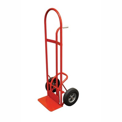 SNAP-LOC 800 lb Hand Truck Cart with Foot Leverage Bar and 10" Solid Rubber Tires