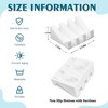Aoibox Upgrade Suction Silicone Shower Soap Dish with Drainage, Bar Soap Holder & Saver Waterfall Self-Draining to Keep Bar Soap Organized and Clean - 2 of 4