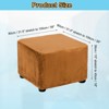 Unique Bargains Stretch Band Furniture Protecting Square Stool Covers - 2 of 4