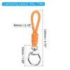 Unique Bargains Braided Wrist ID Cards Keychain Wallets Badge Lanyard with Hook 2 Pcs - 2 of 4