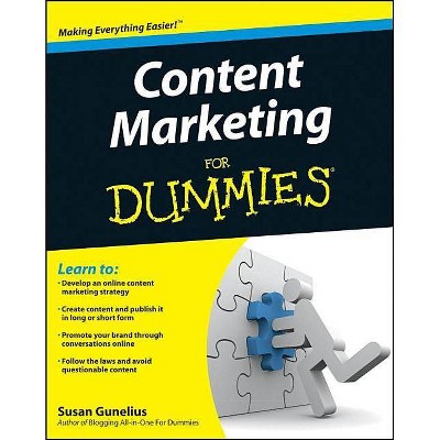 Content Marketing FD - (For Dummies) by  Susan Gunelius (Paperback)