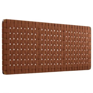 Modway Sparta Weave Wall-Mount Queen Vegan Leather Headboard - 1 of 4