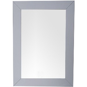 James Martin Vanities Weston 29" Rectangular Mirror, Silver Gray - 1 of 1