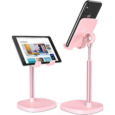 Attop Cell Phone Stand Adjustable for iPhone Phone Holder for Desk, Office Desk Accessories Computer PC iPad Air Tablet 4-10in
