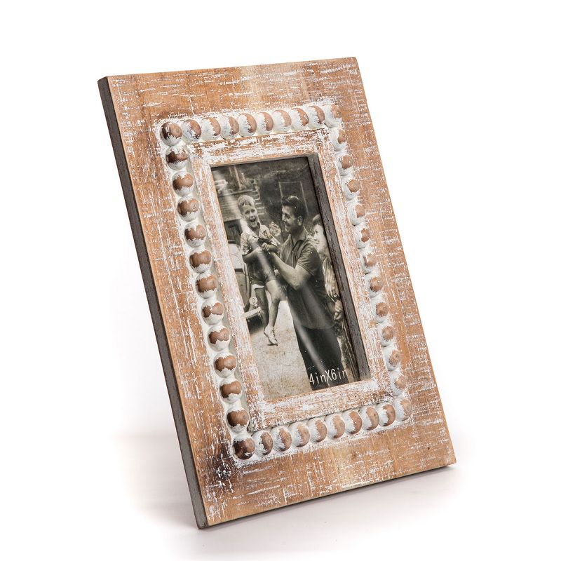 Natural Wood 4 x 6 inch Whitewash Decorative Wood Picture Frame - Foreside Home & Garden, 3 of 5