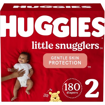 Huggies Little Snugglers Diapers - Size 2 - 180ct