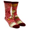 Crazy Dog T-Shirts Women's It's A Beautiful Day To Stay Inside Socks Funny Introvert Coffee Lover Novelty Footwear - 2 of 4