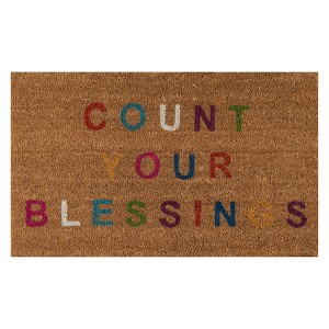 Count Your Blessings Coir Doormat - Novogratz by Momeni - 1 of 4