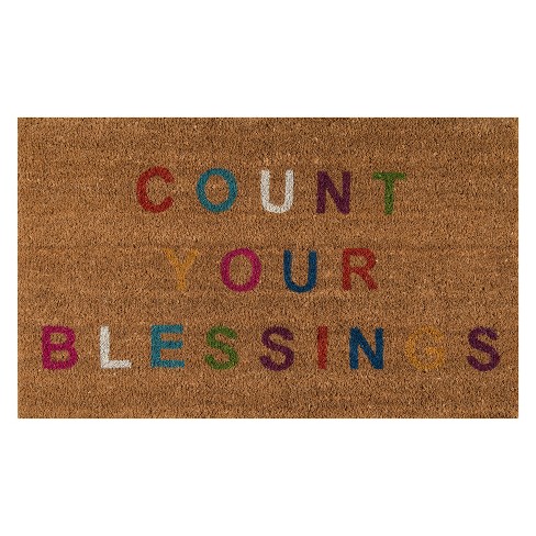 Aloha Count Your Blessings Coir Doormat Novogratz By Momeni Target