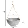 Root & Vessel Self Watering Plastic Hanging Planter - 4 of 4
