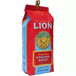 Lion Coffee Original Medium Roast Ground Coffee - 10oz