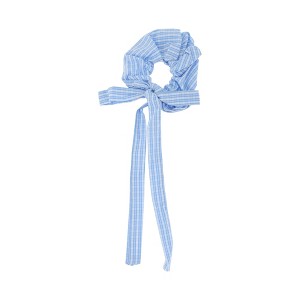 Unique Bargains Striped Bow Ribbon Scrunchie 1 Pc - 1 of 4