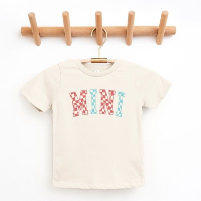 The Juniper Shop Mini Wavy Checkered Toddler Short Sleeve Tee