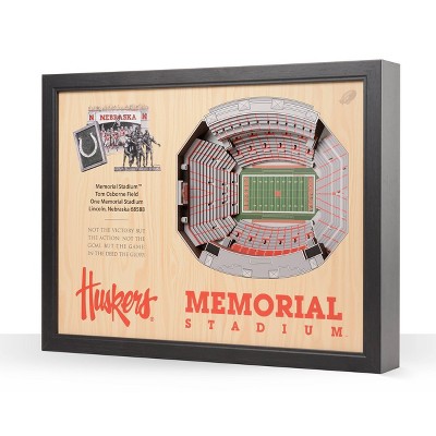 Nebraska Cornhuskers - Huskers Single Layer Dimensional