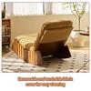 Comfortable Glider Rocking Chair, Upholstery Glider Chair, Solid Wood Frame Multiple Settings Accent Reading Chair - 4 of 4